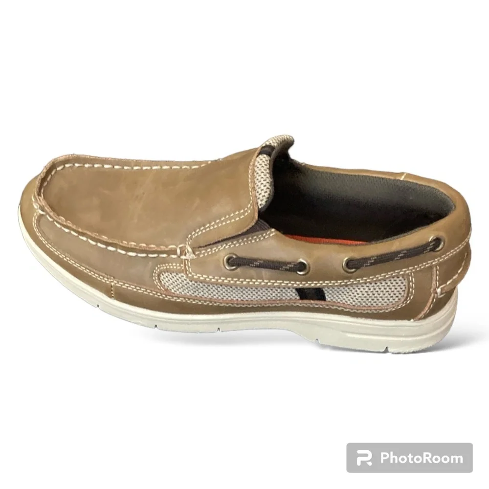 Men's Authentic Original 2-Eye Boat Shoe/ Men's Tarpon 2-Eye Boat Shoe, Size 8.5
